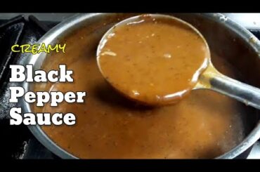 BLACK PEPPER SAUCE / PEPPERCORN RECIPE