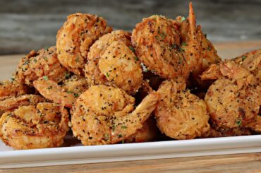 Lemon Pepper Buttermilk Fried Shrimp Recipe