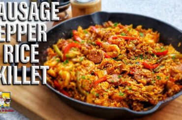Sausage Pepper and Rice Skillet | Jambalaya Recipe?