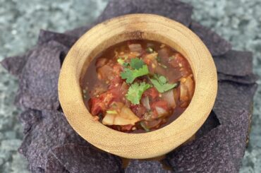 Chunky garden fresh salsa