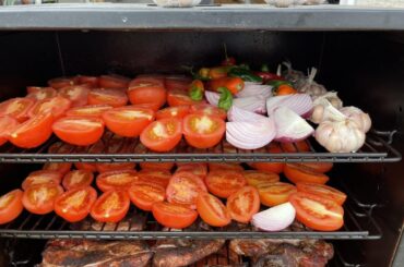 Smokin Salsa on the Pit Boss!