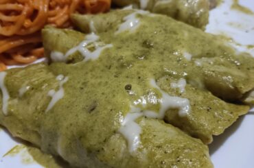 Enchiladas verdes