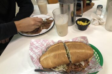 Reminiscing on puebla trip and missing this torta. Crispy thinly slice Al pastor is the best.
