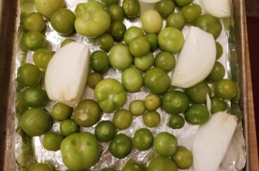 First time ever making a salsa (salsa verde) and definitely not the last!