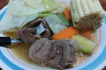 Too good to not share. Mom made Caldo de Res on a cold afternoon