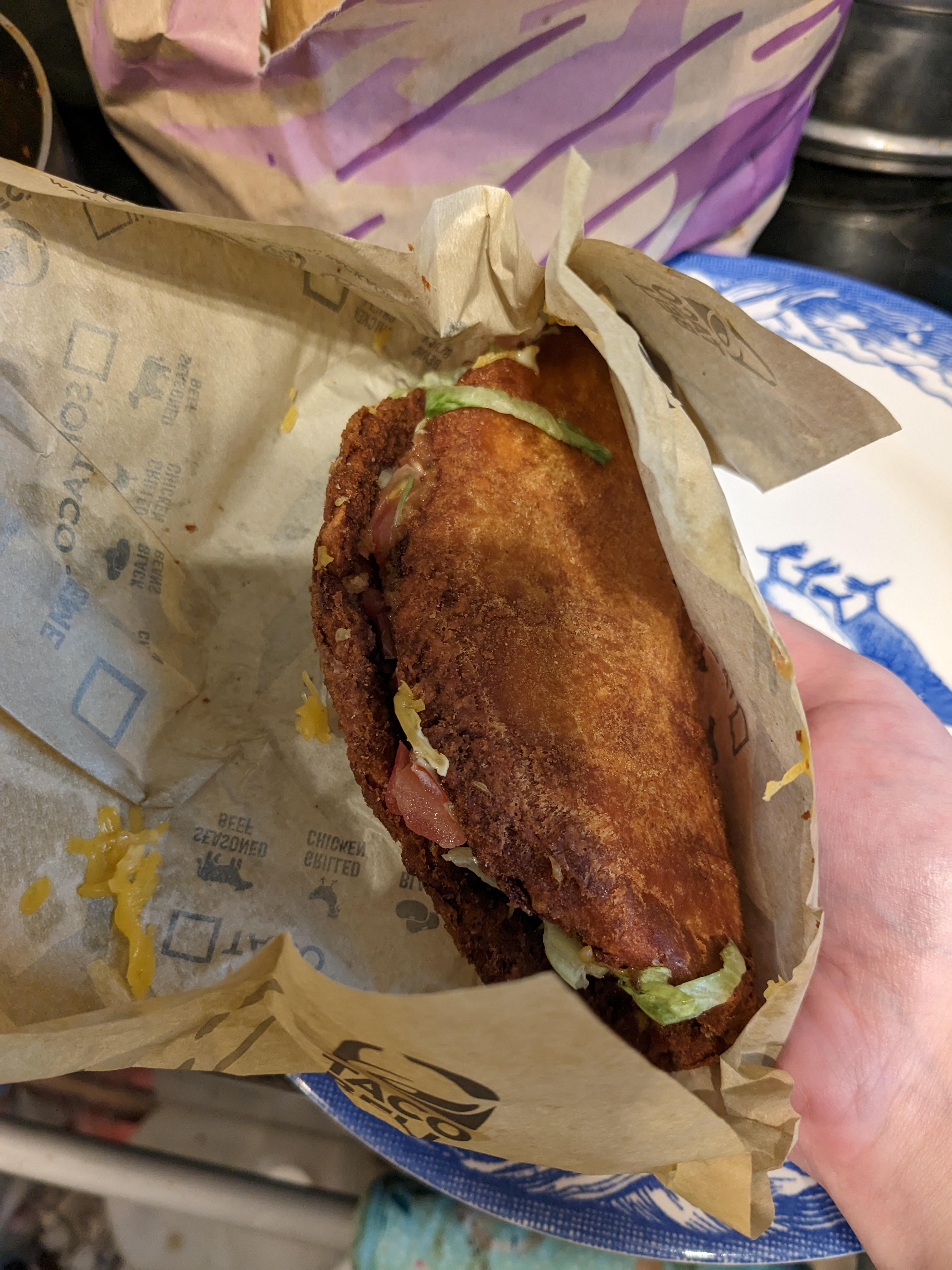 Naked Chicken Chalupa is back! Chili Chili