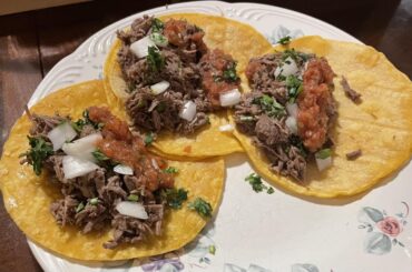I made a pretty basic salsa to go with beef tacos last night