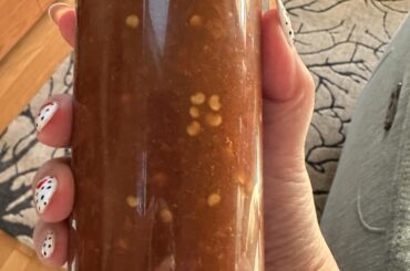 Made my first batch of chile de arbol hot sauce.