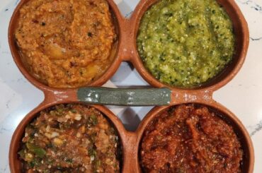 First four salsas all at once.