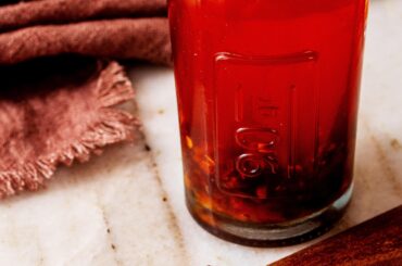 I made a guanciale chili oil last night. Drizzling it on everything