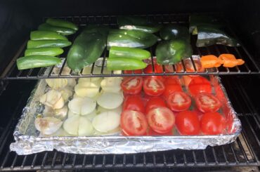 First attempt smoked salsa.