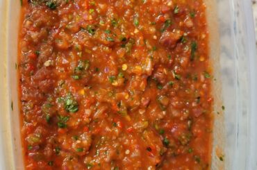 Some Super Bowl salsa. Recipe in the comments