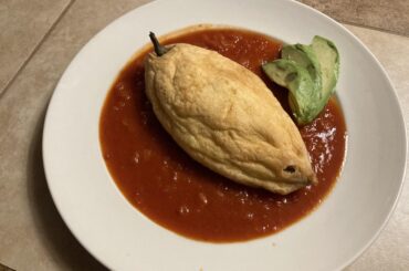 I made chiles rellenos