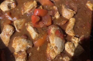 Made some Indian chicken curry salsa