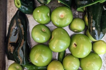 Homemade salsa verde