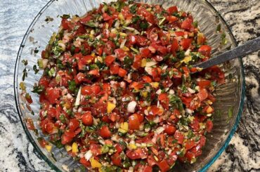 For New Years I’m having some friends come over for tacos and boardgames. I made the salsa