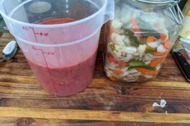 Last tomato harvest of the year