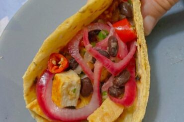 Some very non-traditional tacos.
