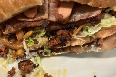 Torta from my local spot that just moved out of a gas station and into a traditional brick and mortar.