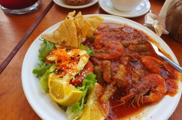 Camarones con tetechas