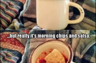 The best part of waking up...