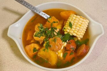 The Foodstuff of Legends: a Colombian stew by the name of "Sancocho de Pollo"