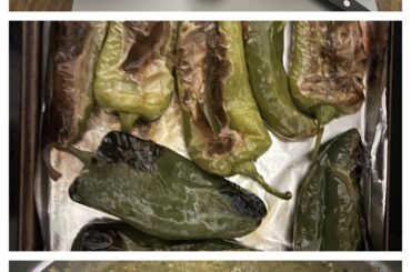 Prepping to make tamales tomorrow with this chili verde salsa. I only used Anaheim and poblano chilies roasted in the oven with tomatillos and garlic. Lots of green onions, cilantro, oregano, and a squeeze of lime. Keeping it simple and mild.