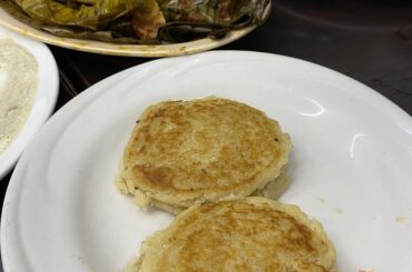 Bocoles de queso y tamal de puerco (in the background) in Tuxpan, Ver.