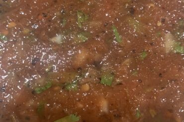 My absolute favorite salsa from a local Mexican restaurant, this is a long shot but would anyone happen to know the ingredients just by looking at it?