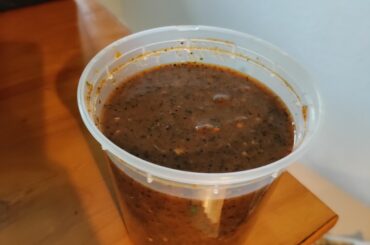 My first try at the Baja Fresh salsa negra