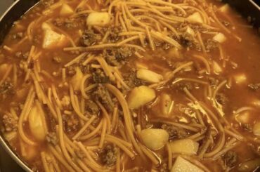 Fideo dinner!