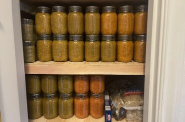 I canned 120 pints of salsa over the weekend