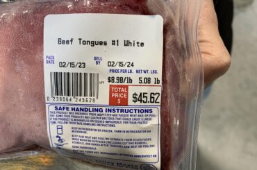 Good Golly. I’m going to need a second on my house to make some Lengua Tacos.