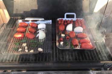 Posted in another subreddit this weekend and found out that it would fit here too. First attempt at smoked salsa