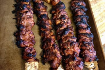 I made tacos al pastor