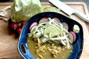 Pozole verde made by a Scottish hombre :)