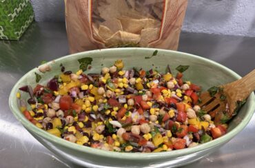 Cowboy Caviar to go with our tacos for New Year Eve’s dinner