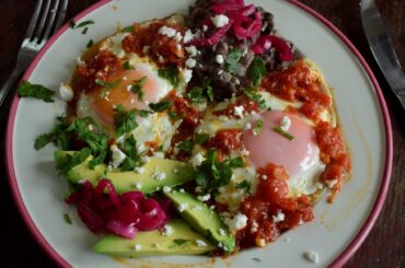 Huevos rancheros. Another one from the UK so I'm sure I've committed numerous crimes against authenticity here. lol. Apologies. It was seriously tasty though.