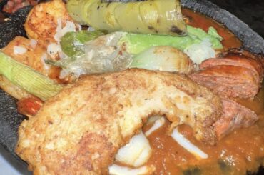Sea and Earth molcajete