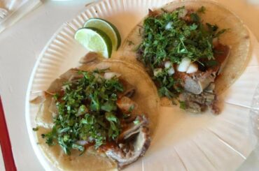 Mexican style Tacos in Seoul, Korea