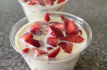 Fresas con Crema