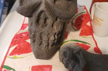 bought this online and it seems very suspicious. I wet it and it holds water. Messaged the seller and he said it's made from rock in puebla, Mexico. is this "real" and safe to use?