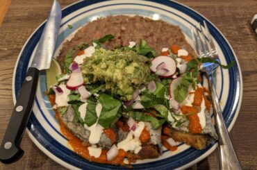 Choripapas tacos