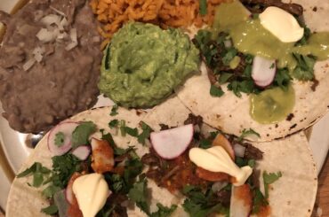 [homemade] Barbacoa plate