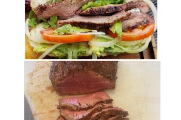 Weekend end food. Tritip torta!