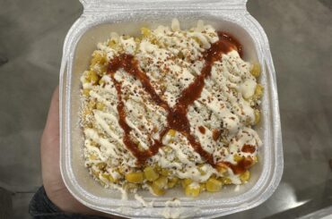 Probably a sin to serve Elotes in a takeout container instead of a cup but it tastes pretty good!