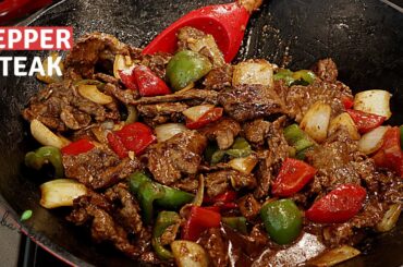 Easy way to make  the tastiest  Pepper Steak recipe for your family  -  cooking stir fry