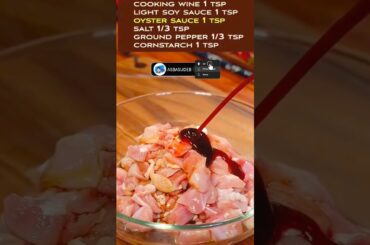 Chili chicken stir fry | chilli chicken | Chili chicken recipe | how to make chilli chicken |#shorts