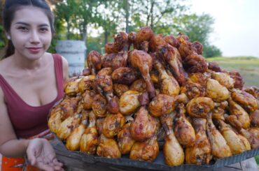 Cook chicken leg crispy with chili recipe and eat - Amazing cooking