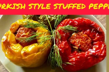 Turkish Style Stuffed Peppers With Rice And Olive Oil Recipe - My kitchen Yemek Tarifleri